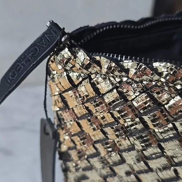 Naghedi Portofino Gold Cosmetic Pouch Large NEW - Picture 9 of 10